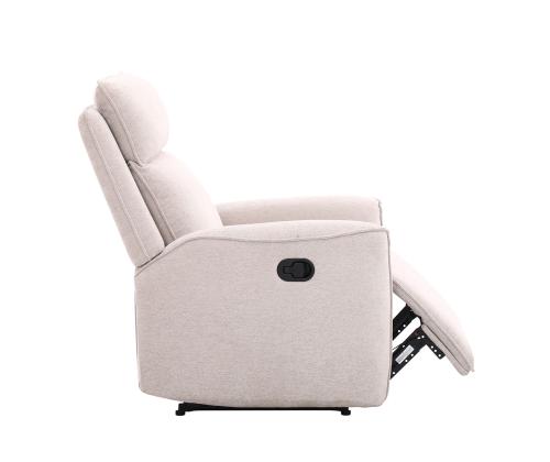 Nojatuoli MAREN manuaalinen lepotuoli 90x90xH104cm, beige väri