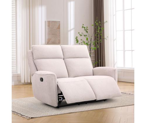 Sohva MAREN 2-istuttava manuaalinen lepotuoli 150x90xH104cm, beige väri