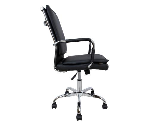 Tietokonetuoli/työtuoli ULTRA 54,5x63xH94-104cm, musta keinonahka