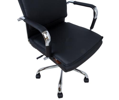 Tietokonetuoli/työtuoli ULTRA 54,5x63xH94-104cm, musta keinonahka