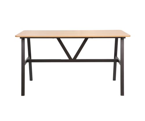 Ruokapöytä SVEA 140x70xK76cm, saarni/musta