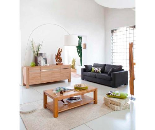 Sohvapöytä CHICAGO NEW, 110x65xH43cm, puu: tammiviilu/MDF, väri: luonnollinen, pinta öljytty