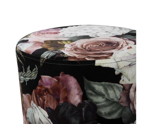 Tambour LA PERLA, D35xH42cm, päällismateriaali: samettikangas, väri: lila