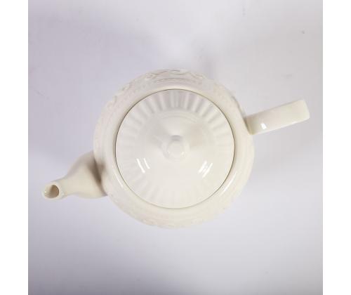 Teekannu SOFIA, 600ml, D13xK14cm, valkoinen