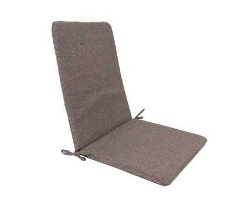 Tuolinpäällinen selkänojalla SIMPLE BROWN 42x90x3cm, ruskea, 100% polyesteri
