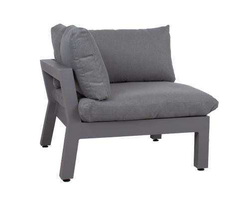 Puutarhakalusteet FLUFFY modulaarinen sohva ja pöytä, harmaa