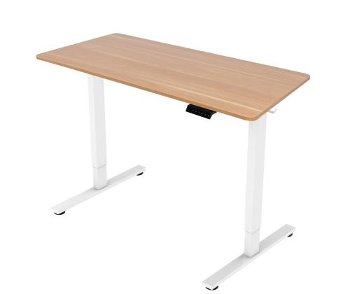 Työpöytä ERGO FIT 1 moottorilla 120x68xH71,5-116cm, tammi/valkoinen
