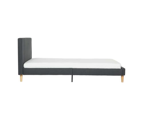 Sänky JUNO 90x200cm, patjalla KUKA DUO KID, harmaa