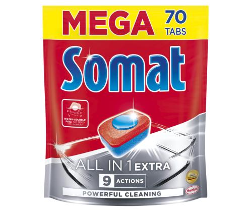 Astianpesukonetabletit SOMAT All-in-One Extra 75 kpl
