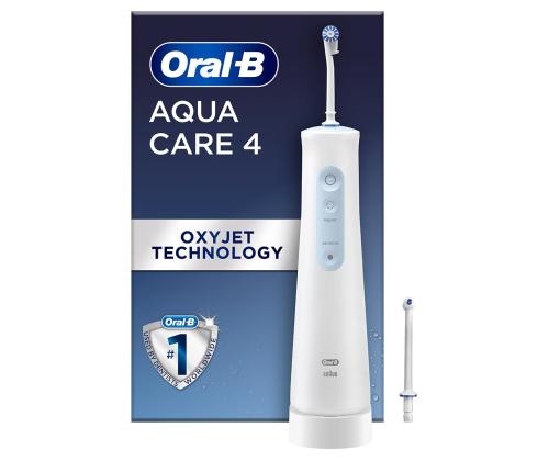 Braun Oral-B AquaCare 4, valkoinen - Hammasharjan puhdistuslaite
