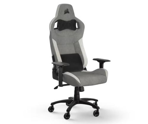 Corsair T3 RUSH Fabric, harmaa/valkoinen - Pelituoli