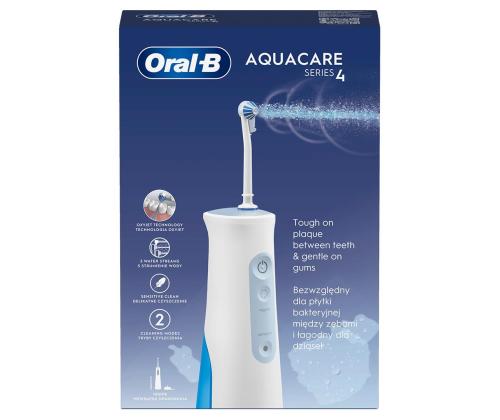 Braun Oral-B AquaCare 4, valkoinen - Hammasharjan puhdistuslaite