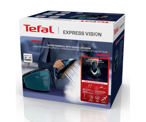 Tefal Express Vision, 2800 W, sininen - Silitysjärjestelmä