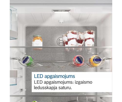 Bosch Series 4, No Frost, 290 L, korkeus 194 cm - Integroitu jääkaappi