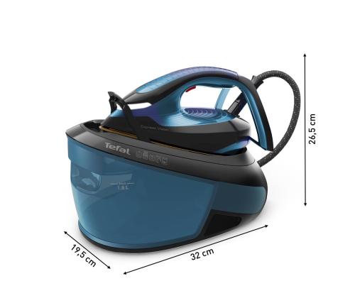 Tefal Express Vision, 2800 W, sininen - Silitysjärjestelmä