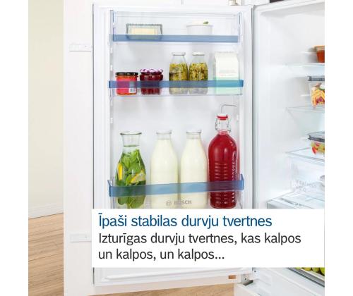 Bosch Series 4, No Frost, 290 L, korkeus 194 cm - Integroitu jääkaappi