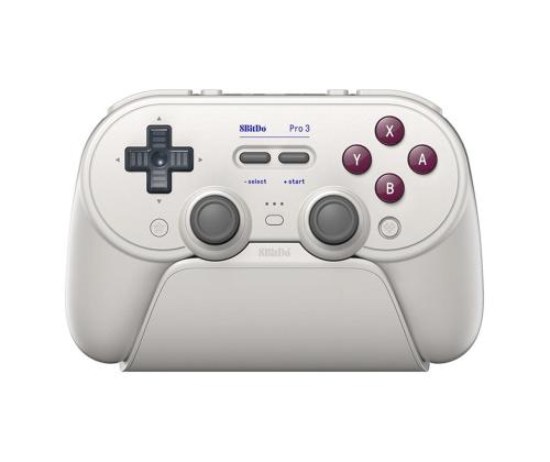 8BitDo Pro 3, valkoinen - Langaton konsoli