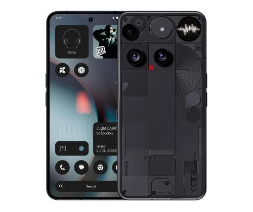Nothing Phone (3), 12 Gt, 256 Gt, musta - Älypuhelimet