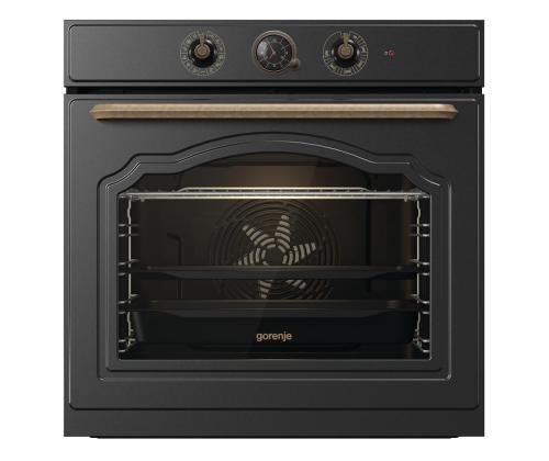 Gorenje, 77 L, musta - Integroitu uuni