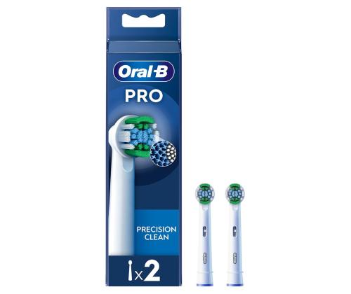 Braun Oral-B Precision Clean Pro, 2 tk, valkoinen - Varuharjad