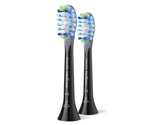 Philips Sonicare Premium Plaque Defence, 2 kpl, musta - Lisäharjat