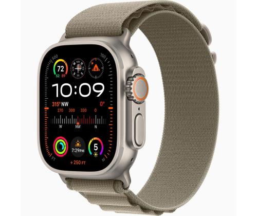 Apple Watch Ultra 2, 49 mm, Alpine Loop, pieni, vihreä - Älykello
