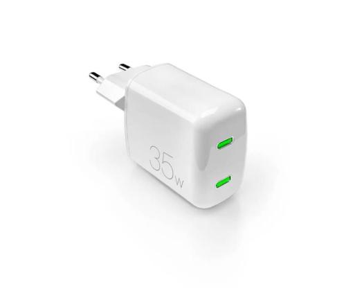 Puro MiniPro, USB-C, 35 W, valkoinen - Lataussovitin