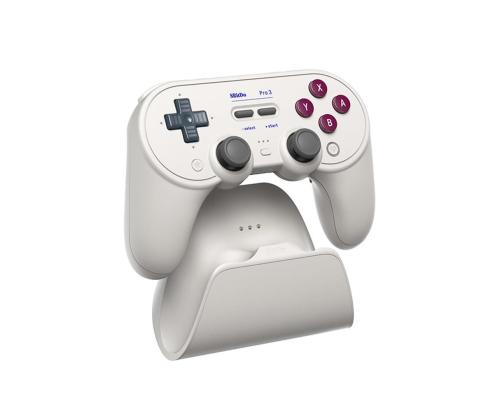 8BitDo Pro 3, valkoinen - Langaton konsoli
