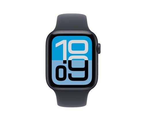 Apple Watch SE 3, 40 mm, GPS, urheiluranneke, M/L, musta alumiini / musta - Älykello - Smartwatch