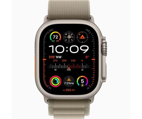 Apple Watch Ultra 2, 49 mm, Alpine Loop, pieni, vihreä - Älykello