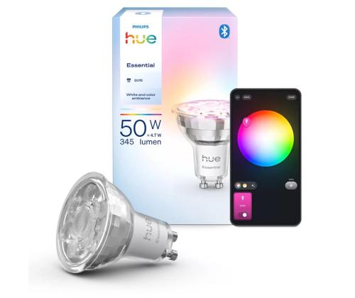 Philips Hue Essential Spot, Full Color, GU10, valkoinen - Älykäs valaisinvalaisin