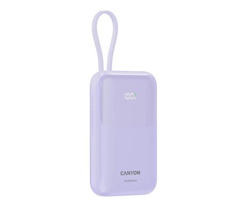 Canyon OnPower 101, 10 000 mAh, violetti - Akkupankit