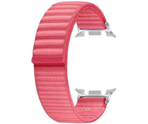 Samsung Galaxy Watch Fabric Band, S/M, punainen - Kellon hihna