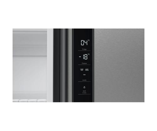Bosch Seeria 4, No Frost, 605 L, 183 cm, ruostumaton teräs - SBS-jääkaappi
