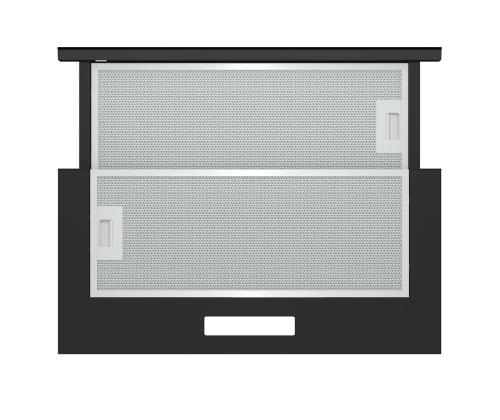 Hisense, 450 m³/h, leveys 60 cm, musta - Integroitu ilmanpuhdistin