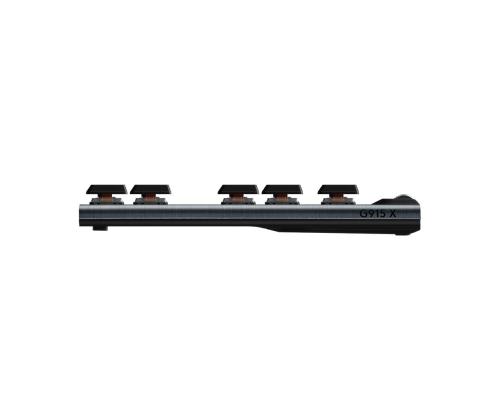 Logitech G915 X Lightspeed, TKL, taktiili, US, musta - Langaton näppäimistö