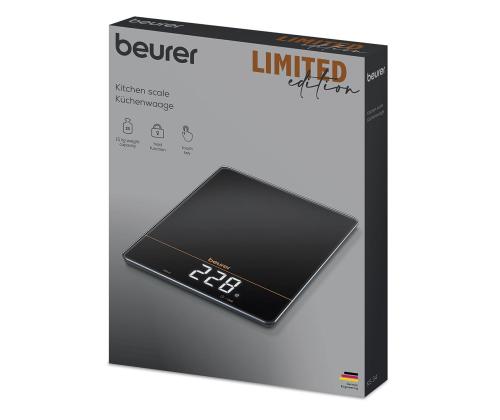 Beurer, rajoitettu erä, musta - keittiövaaka