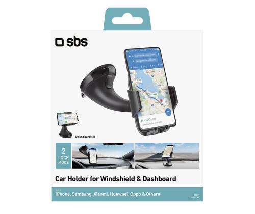 SBS Freeway, musta - Auton puhelimen pidike