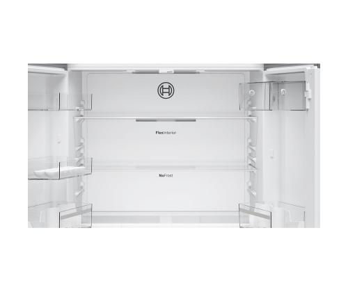 Bosch Seeria 4, No Frost, 605 L, 183 cm, ruostumaton teräs - SBS-jääkaappi