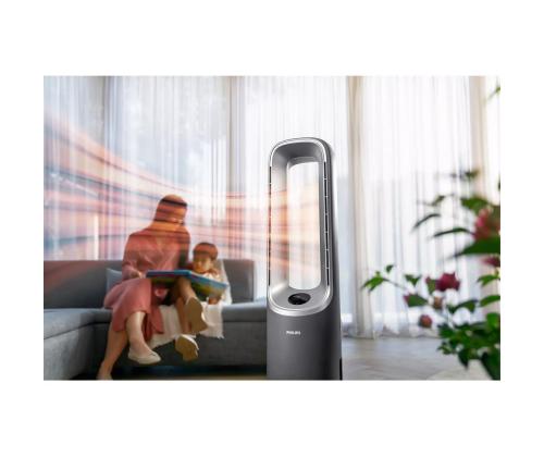 Philips Air Performer 8000, tummanharmaa - Kolme yhdessä -ilmanpuhdistin, tuuletin ja kuumailmapuhallin