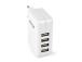LATURI USB UNIVERSAL VALKOINEN/4PORTTI EG-U4AC-02 GEMBIRD