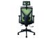 Työtuoli MIKE 64x65xH110-120cm, musta/vihreä
