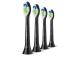 Philips Sonicare Optimal White, 4 kpl, musta - Hammasharjan kärjet