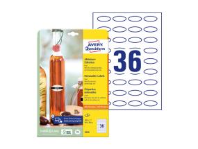 Tarratarra AVERY Zweckform 40x20mm soikea 10 arkkia irrotettava (5086)