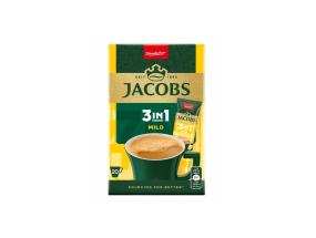 Pikakahvi JACOBS 3in1 Mild 20 x 11,1 g (kahvi, maito, sokeri)