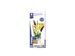 Akryylimaalit STAEDTLER 8500, 12 kpl.
