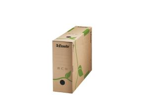 Arkistolaatikko ESSELTE Eco A4 100mm taitettava ruskea
