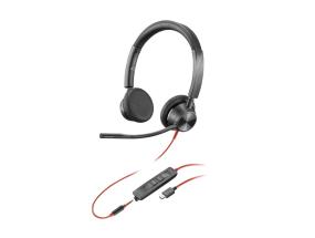 POLY Blackwire 3325 langalliset kuulokkeet, USB-C, musta