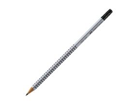 Tavallinen lyijykynä FABER-CASTELL Grip 2001 B ergonominen, teroitettu kumi