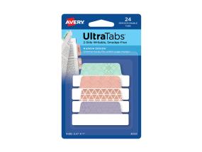 Kirjanmerkki 63,5x25mm AVERY 4 metalliväriä pakkauksessa